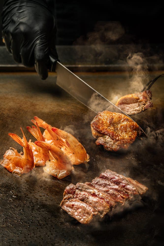 A dish at Torii Teppanyaki