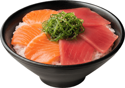 Salmon Maguro Don