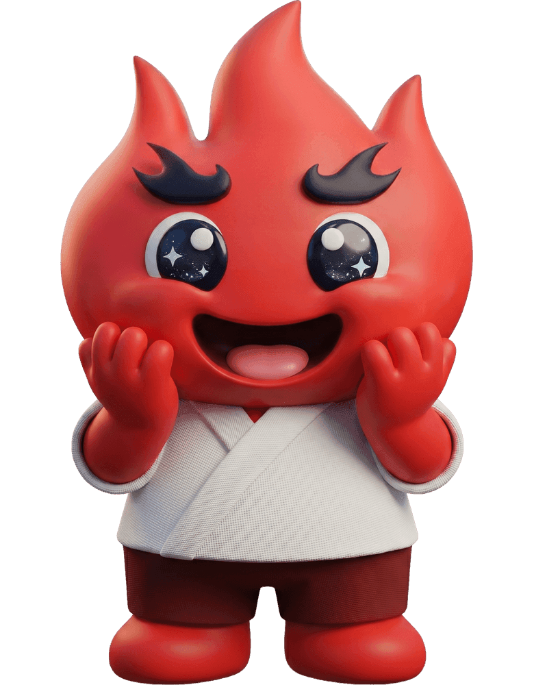 Chef Kaji, the Torii mascot